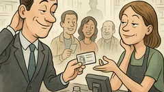 Witz: Ausweis, bitte – Sie sehen nach Kontrolle aus