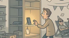 Witz: Für Schnäppchen braucht man Timing