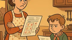 Witz: Fritzchen, dein Zeugnis gefällt mir gar nicht!