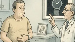 Witz: Meier klagt beim Arzt über Bauchschmerzen